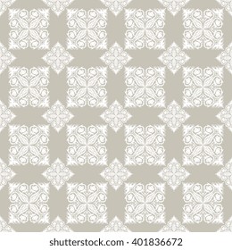 Seamless background with ornament. Wallpaper pattern