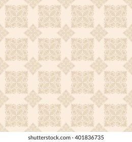 Seamless background with ornament. Wallpaper pattern