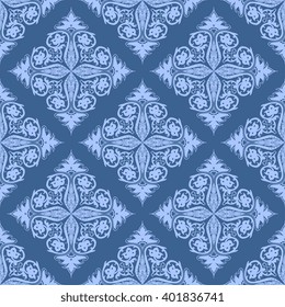Seamless background with ornament. Wallpaper pattern