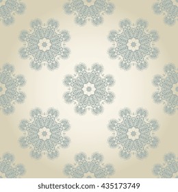 Seamless background with ornament. Wallpaper pattern