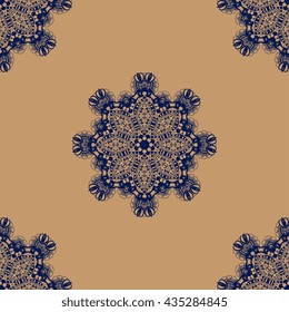 Seamless background with ornament. Wallpaper pattern