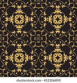 Seamless background with ornament. Wallpaper pattern