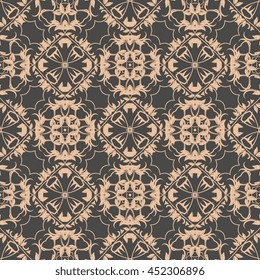 Seamless background with ornament. Wallpaper pattern