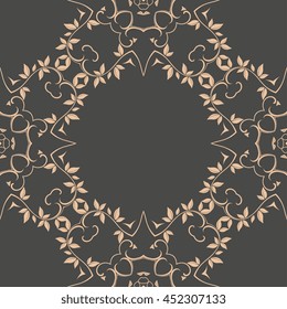 Seamless background with ornament. Wallpaper pattern