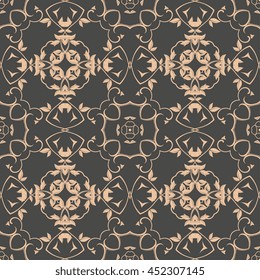 Seamless background with ornament. Wallpaper pattern