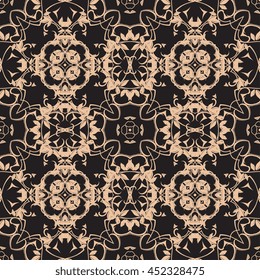 Seamless background with ornament. Wallpaper pattern
