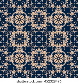 Seamless background with ornament. Wallpaper pattern
