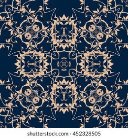 Seamless background with ornament. Wallpaper pattern
