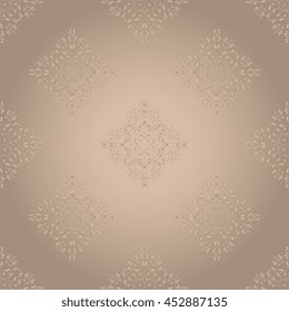 Seamless background with ornament. Wallpaper pattern