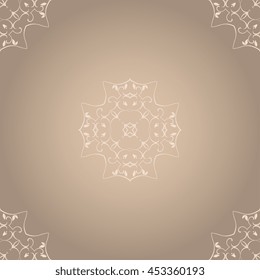 Seamless background with ornament. Wallpaper pattern