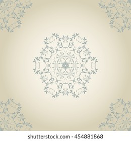 Seamless background with ornament. Wallpaper pattern