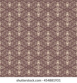 Seamless background with ornament. Wallpaper pattern