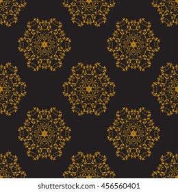 Seamless background with ornament. Wallpaper pattern