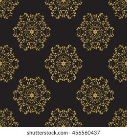 Seamless background with ornament. Wallpaper pattern