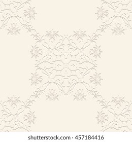 Seamless background with ornament. Wallpaper pattern