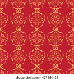 Seamless background with ornament. Wallpaper pattern