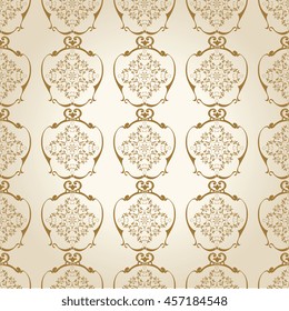Seamless background with ornament. Wallpaper pattern
