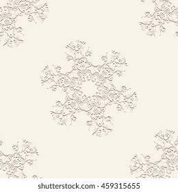 Seamless background with ornament. Wallpaper pattern