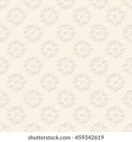 Seamless background with ornament. Wallpaper pattern