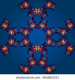 Seamless background with ornament. Wallpaper pattern