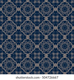 Seamless background with ornament. Wallpaper pattern