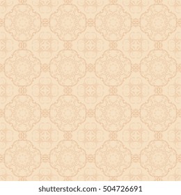 Seamless background with ornament. Wallpaper pattern