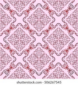 Seamless background with ornament. Wallpaper pattern