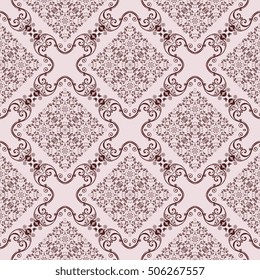Seamless background with ornament. Wallpaper pattern