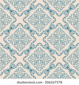Seamless background with ornament. Wallpaper pattern