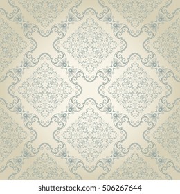 Seamless background with ornament. Wallpaper pattern