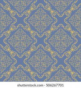 Seamless background with ornament. Wallpaper pattern
