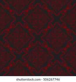 Seamless background with ornament. Wallpaper pattern