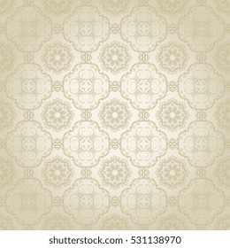Seamless background with ornament. Wallpaper pattern