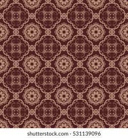 Seamless background with ornament. Wallpaper pattern