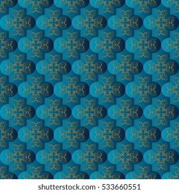 Seamless background with ornament. Wallpaper pattern