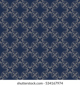 Seamless background with ornament. Wallpaper pattern