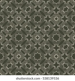 Seamless background with ornament. Wallpaper pattern