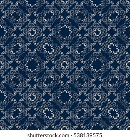Seamless background with ornament. Wallpaper pattern