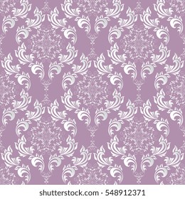 Seamless background with ornament. Wallpaper pattern. Pattern with 3D elements