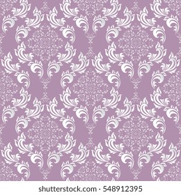 Seamless background with ornament. Wallpaper pattern. Pattern with 3D elements