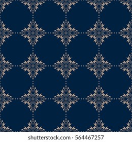 Seamless background with ornament. Wallpaper pattern