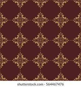 Seamless background with ornament. Wallpaper pattern