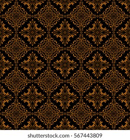 Seamless background with ornament. Wallpaper pattern
