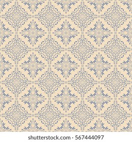 Seamless background with ornament. Wallpaper pattern