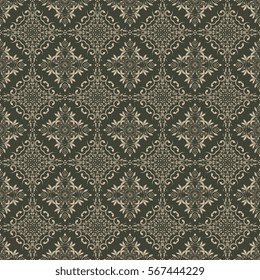 Seamless background with ornament. Wallpaper pattern