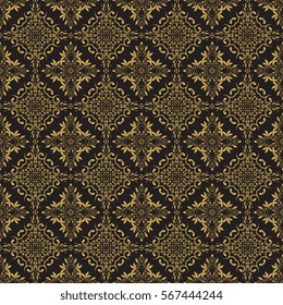 Seamless background with ornament. Wallpaper pattern