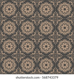 Seamless background with ornament. Wallpaper pattern