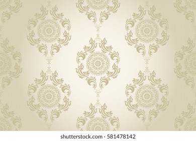Seamless background with ornament. Wallpaper pattern