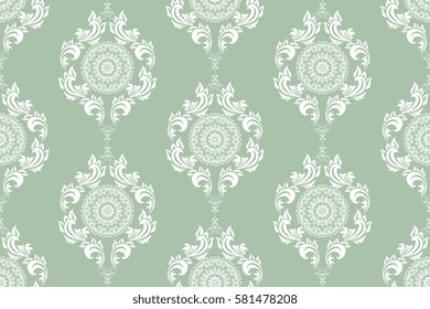 Seamless background with ornament. Wallpaper pattern