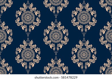 Seamless background with ornament. Wallpaper pattern